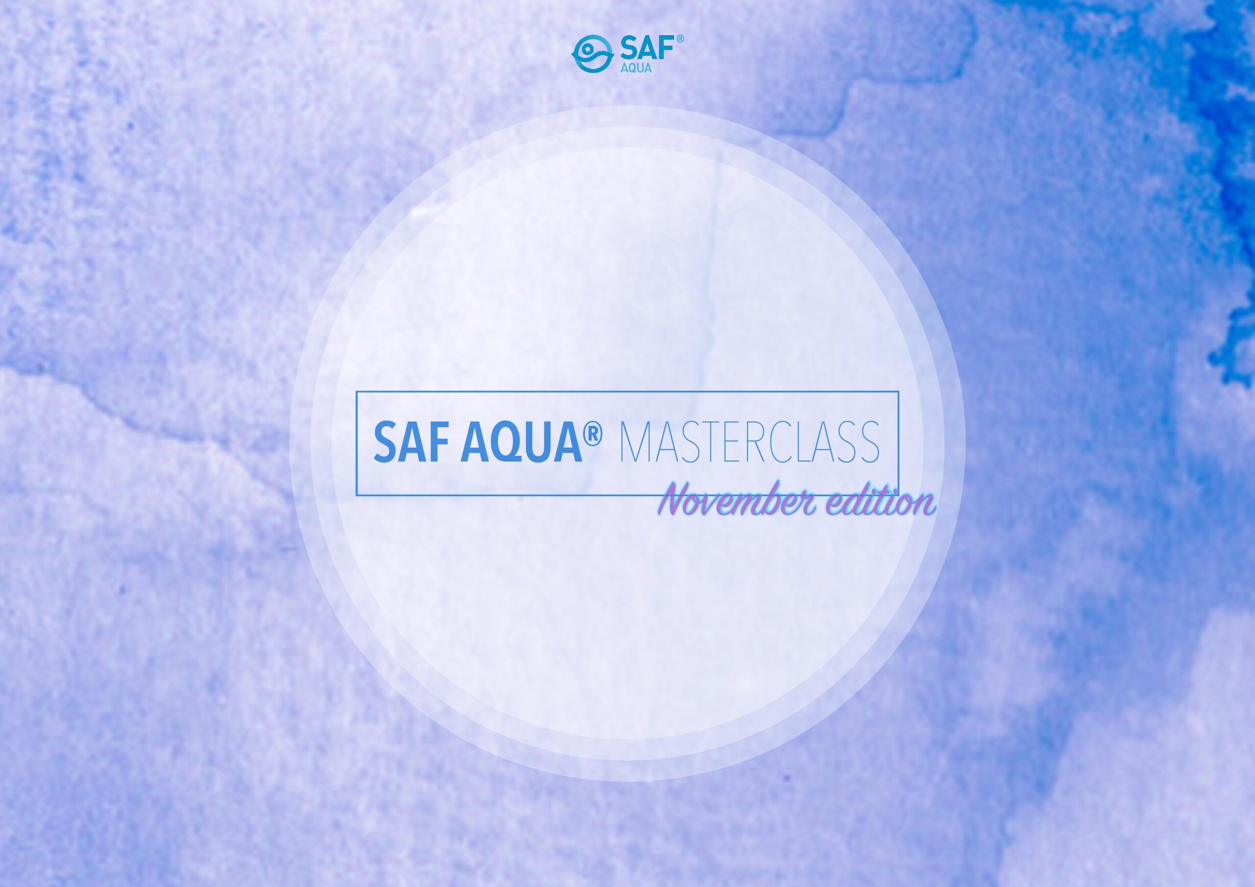 SAF AQUA® Masterclass - December edition